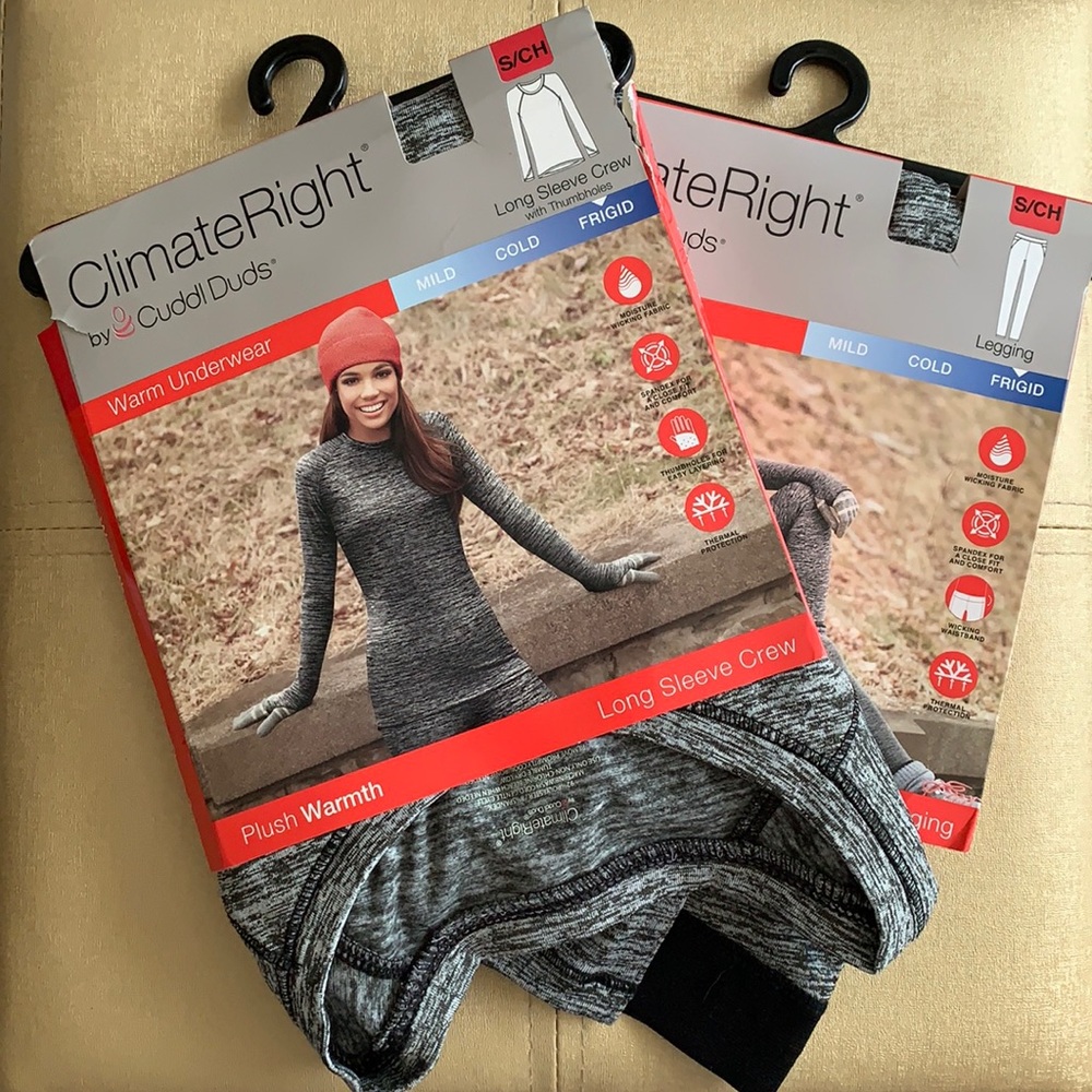 ClimateRight by CuddlDuds Warm Underwear Set S